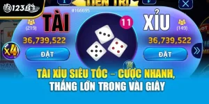 Tài Xỉu Siêu Tốc – Cược Nhanh, Thắng Lớn Trong Vài Giây