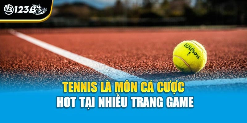 Tennis là môn cá cược hot tại nhiều trang game