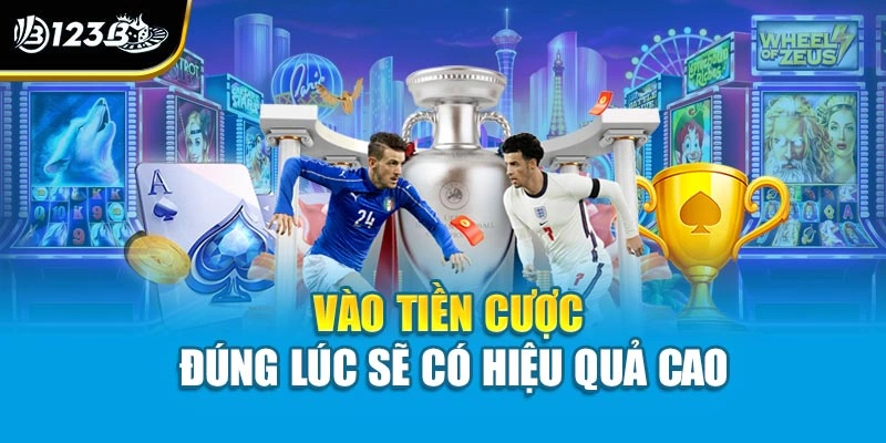 Chiến Thuật Cá Cược Thể Thao Tất Thắng Tại Nhà Cái 123B 4 Vào tiền cược đúng lúc sẽ có hiệu quả cao